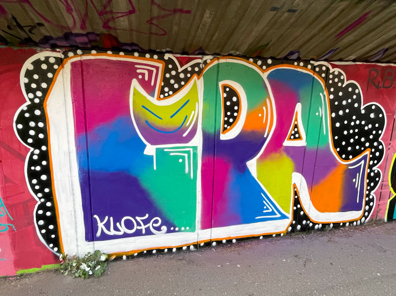 Lupa, M32 Cycle path, Bristol, October 2023