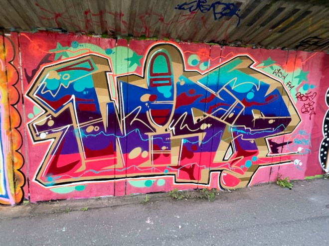 Wispa, M32 Cycle path, Bristol, October 2023