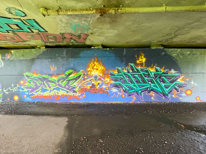 Fade and Dibz, Brunel Way, Bristol, October 2023