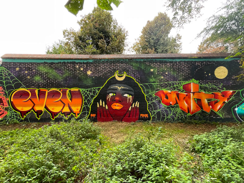 Evey, Pekoe and Unity, Sparke Evans Park, Bristol, October 2023