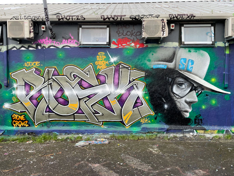 Rusk and Shade One, Dean Lane, Bristol, October 2023