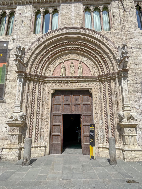 Grand entrance, Perugia, Umbria, Italy, July 2023