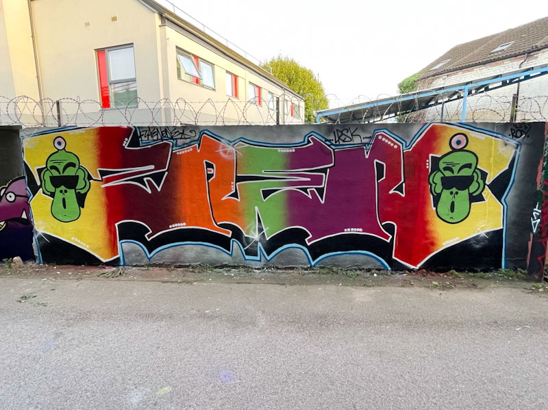 Zaenone, M32 Cycle path, Bristol, October 2023