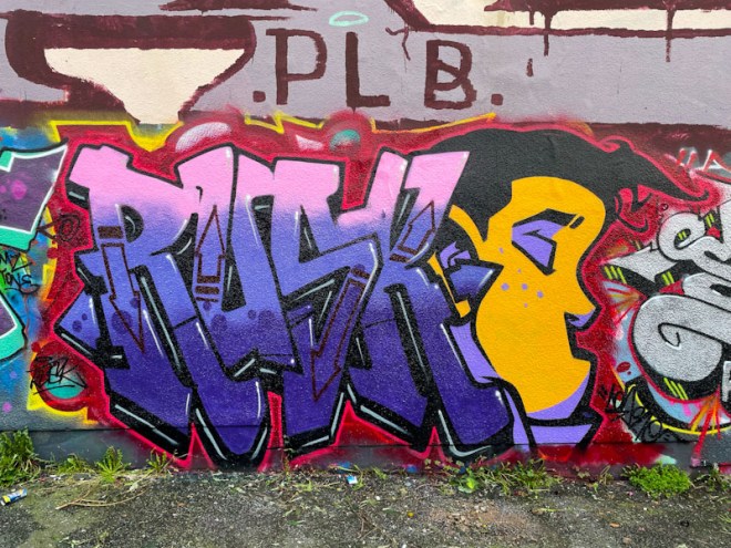 Rusk and Theartofsok, M32 Cycle path, Bristol, October 2023