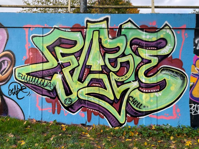 Face 1st, M32 roundabout, Bristol, November 2023