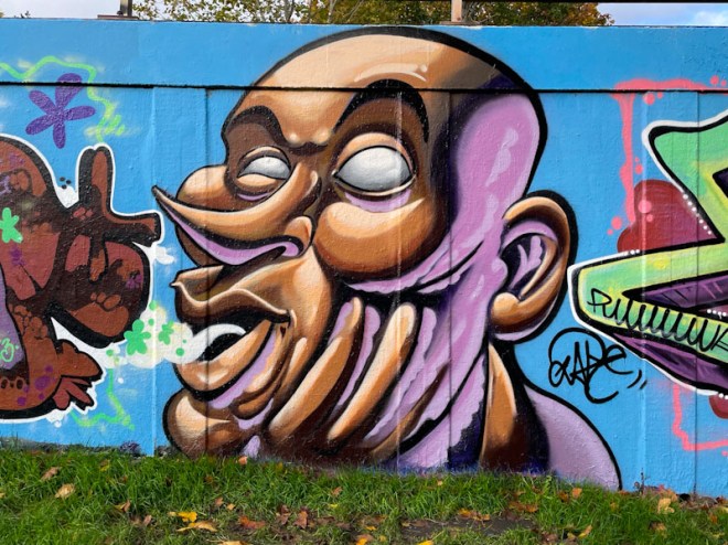 Zake, M32 roundabout, Bristol, November 2023