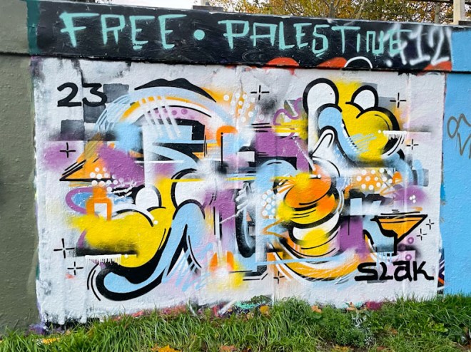 Slakarts, M32 roundabout, Bristol, November 2023