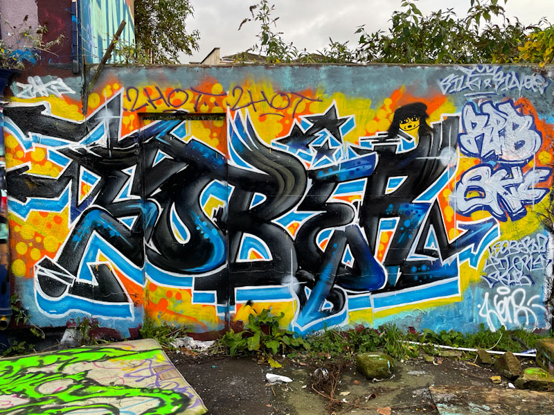 Klashwhensober, M32 Cycle path, Bristol, November 2023