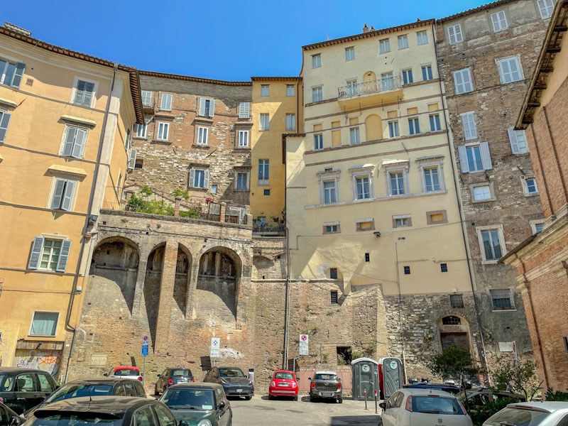 Layers of history, Perugia, Umbria, Italy, July 2023