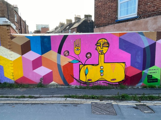 Paul Monsters and Mister Samo, Old Park Road, Exeter, October 2023