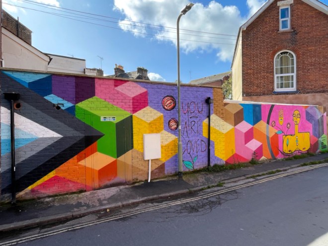 Paul Monsters and Mister Samo, Old Park Road, Exeter, October 2023