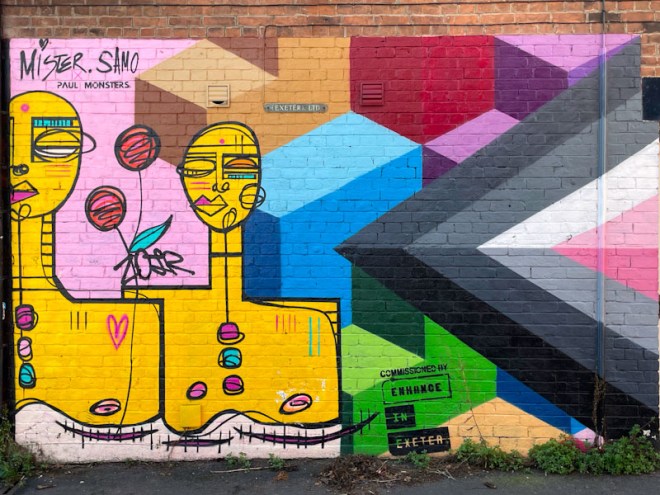 Paul Monsters and Mister Samo, Old Park Road, Exeter, October 2023