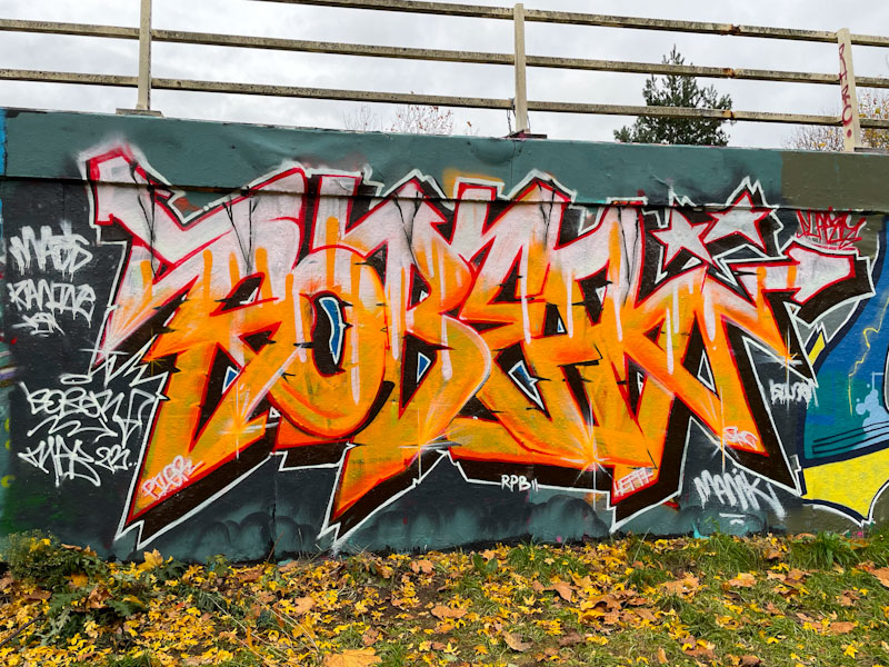 Klashwhensober, M32 roundabout, Bristol, November 2023