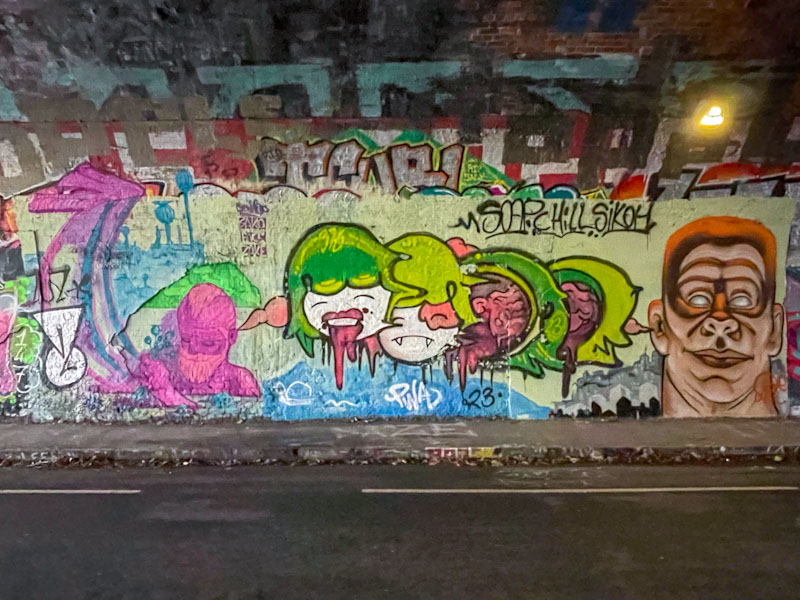 Sako, Face 1st and Zake, St Werburghs, Bristol, December 2023