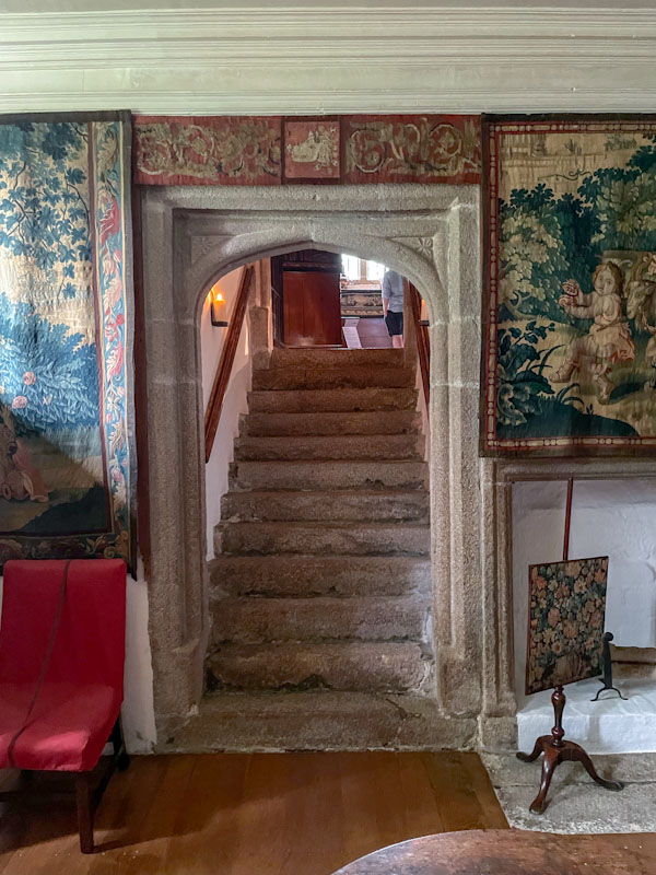 Internal archway, Cotehele, Cornwall, August 2023