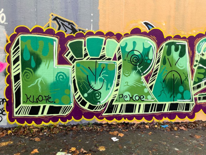 Lupa, M32 roundabout, Bristol, December 2023