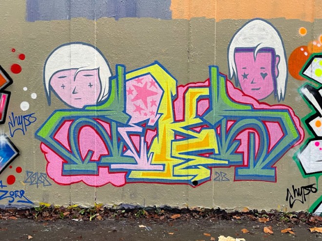 Zeks, M32 roundabout, Bristol, December 2023