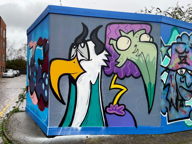 Mr Crawls and Mote, Jubilee Street, Bristol, December 2023
