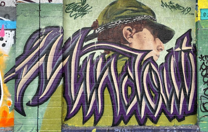 Wxttsart and Mind 49, M32 Cycle path, Bristol, January 2024