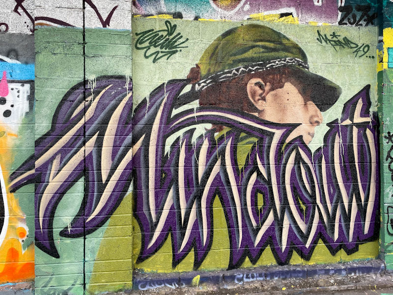 Wxttsart and Mind 49, M32 Cycle path, Bristol, January 2024