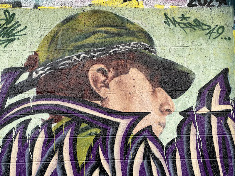 Wxttsart and Mind 49, M32 Cycle path, Bristol, January 2024