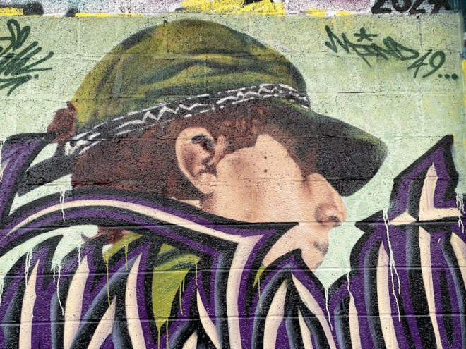 Wxttsart and Mind 49, M32 Cycle path, Bristol, January 2024