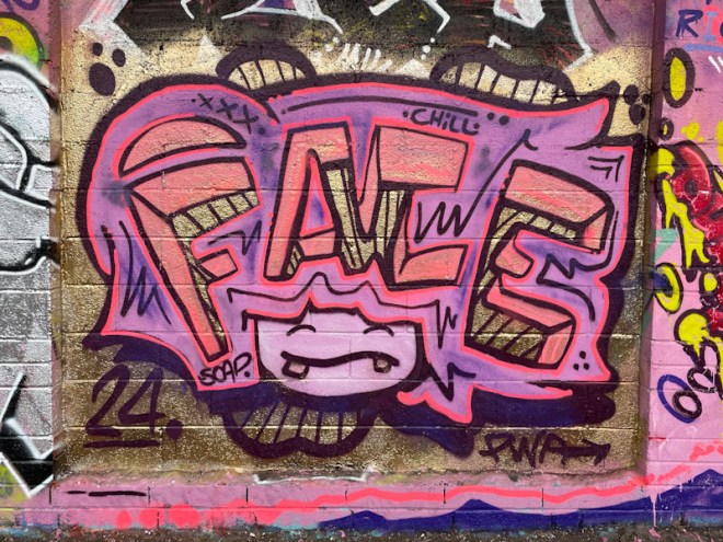 Face 1st, M32 Cycle path, Bristol, January 2024