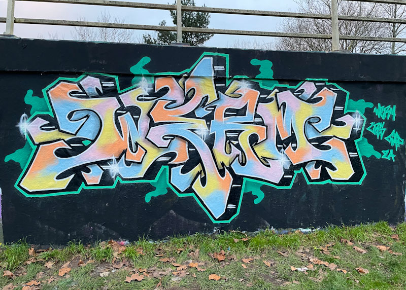 Werm, M32 roundabout, Bristol, January 2024