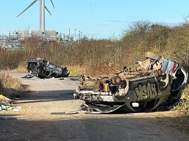 Urban wasteland, Lawrence Weston, January 2024