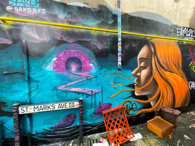 Sako and Zake, St Mark's Avenue, Bristol, January 2024