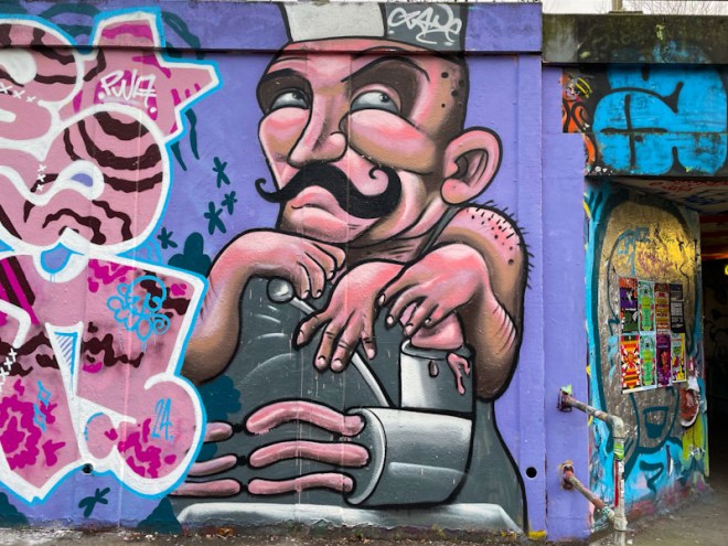 Zake, M32 roundabout, Bristol, February 2024