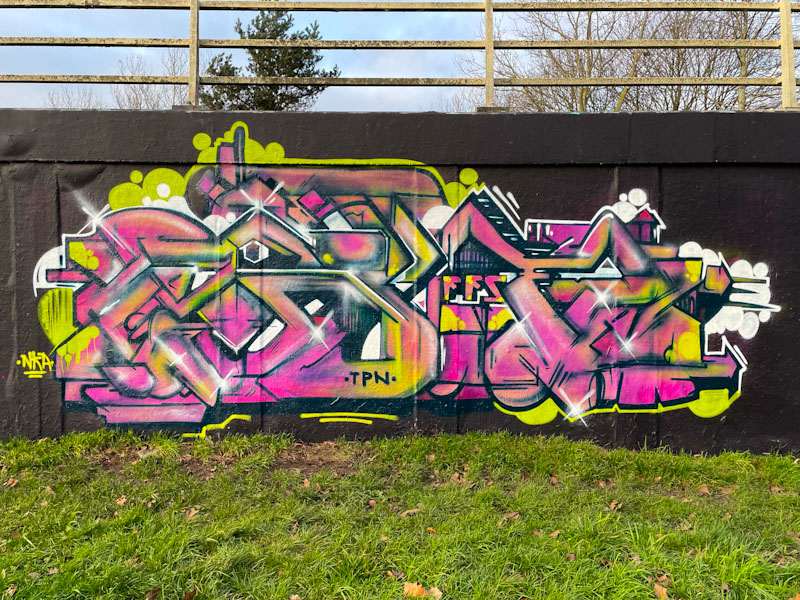 Kid Krishna, M32 roundabout, Bristol, February 2024