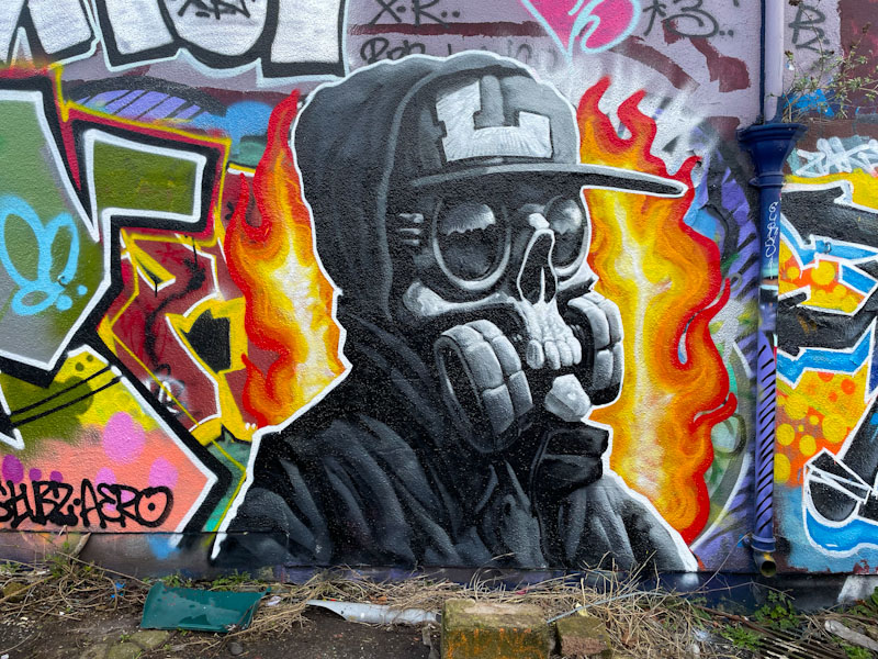 Laic217, M32 Cycle path, Bristol, February 2024