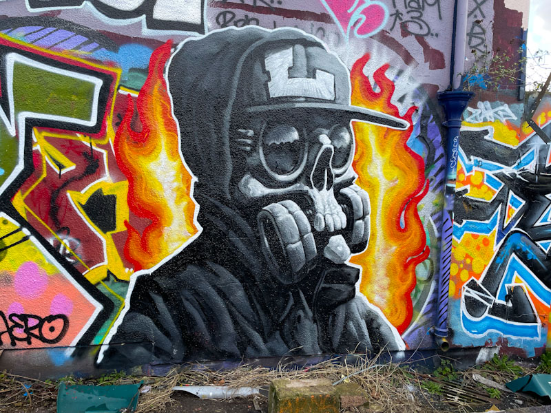 Laic217, M32 Cycle path, Bristol, February 2024