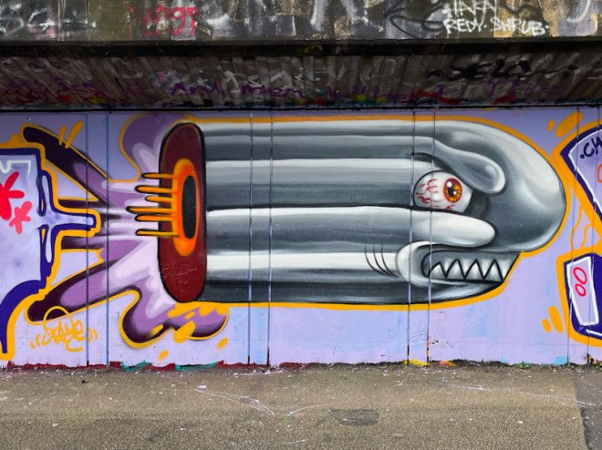 Zake, M32 Cycle path, Bristol, February 2024