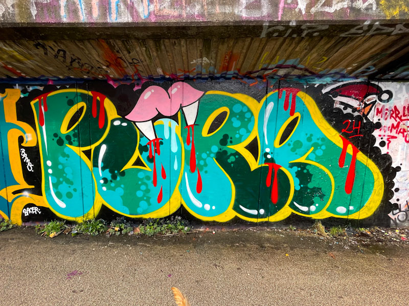 Pura Decadencia, M32 Cycle path, Bristol, February 2024