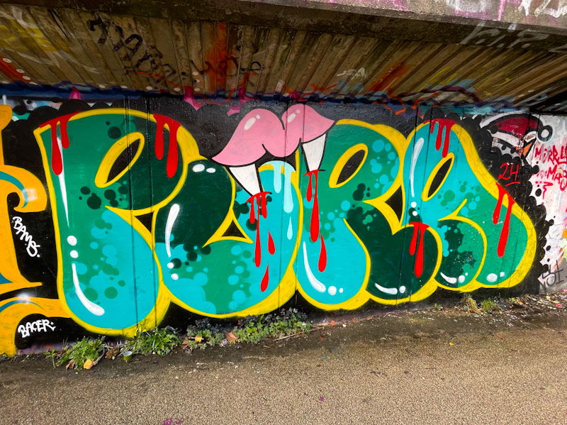 Pura Decadencia, M32 Cycle path, Bristol, February 2024