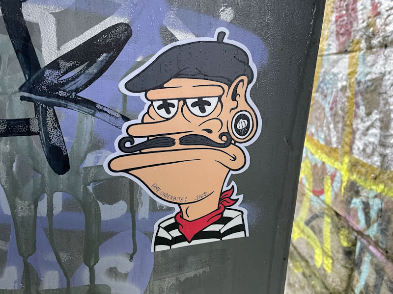 Mr Underbite, Brunel Way, Bristol, February 2024