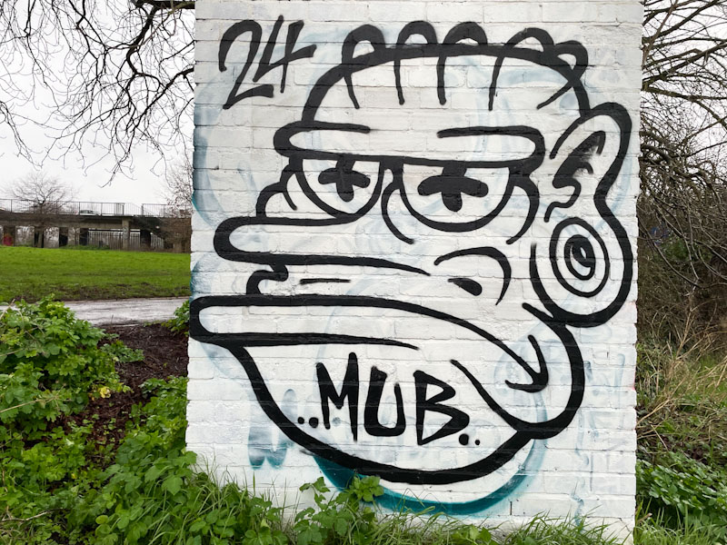 Mr Underbite, Brunel Way, Bristol, February 2024