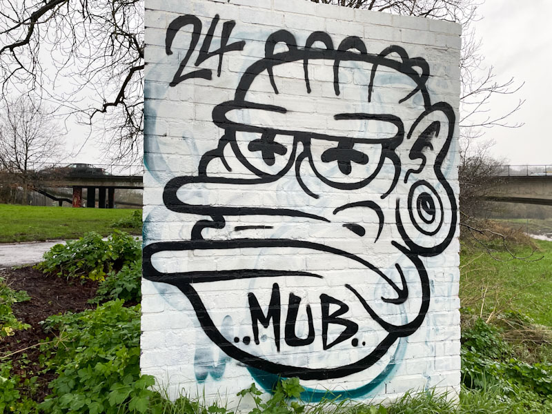 Mr Underbite, Brunel Way, Bristol, February 2024