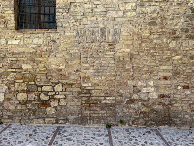 Ghost door, Montefalco, Umbria, Italy, July 2023