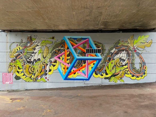 Andy Council and Acer One, Cumberland Basin, Bristol, March 2024