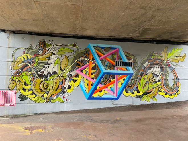 Andy Council and Acer One, Cumberland Basin, Bristol, March 2024