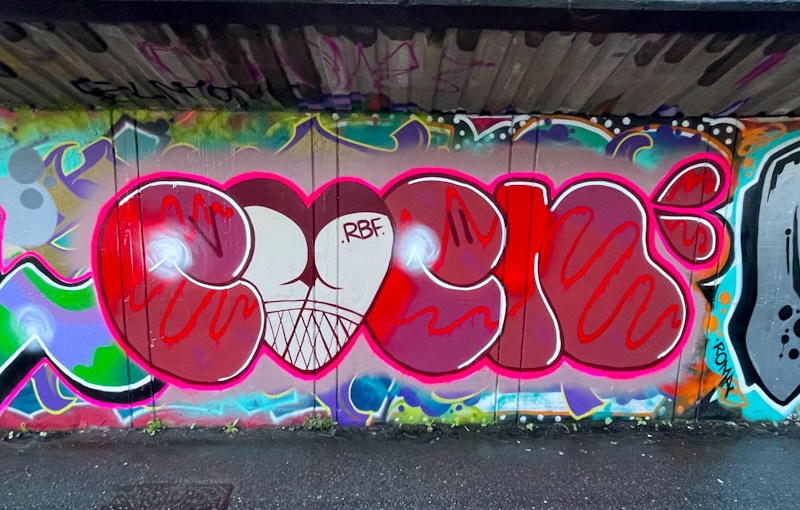 Evey, M32 Cycle path, Bristol, March 2024