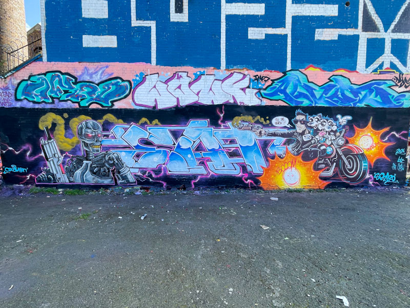 Kid Crayon and SPZero76, Dean Lane, Bristol, March 2024