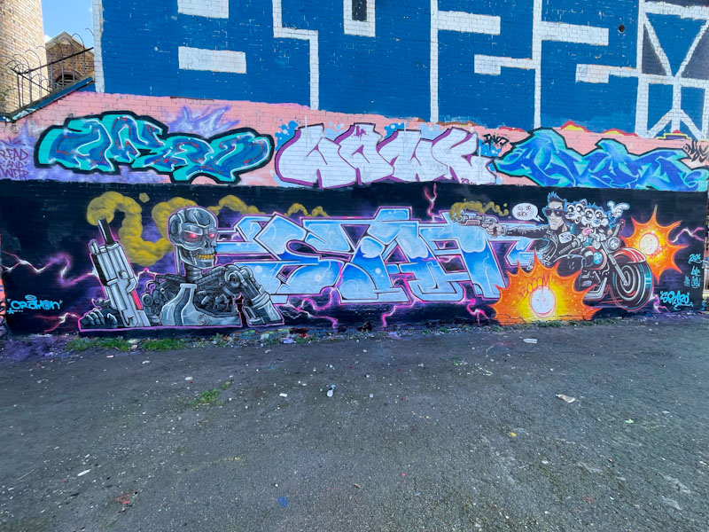 Kid Crayon and SPZero76, Dean Lane, Bristol, March 2024