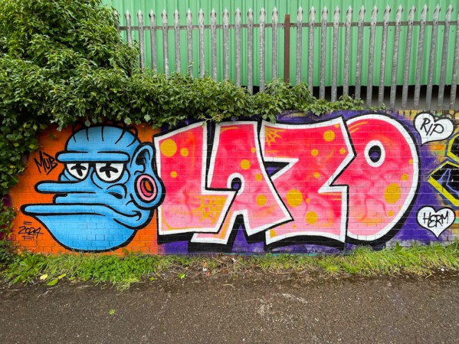 Mr Underbite and Herman Creates, River Avon, Bristol, March 2024