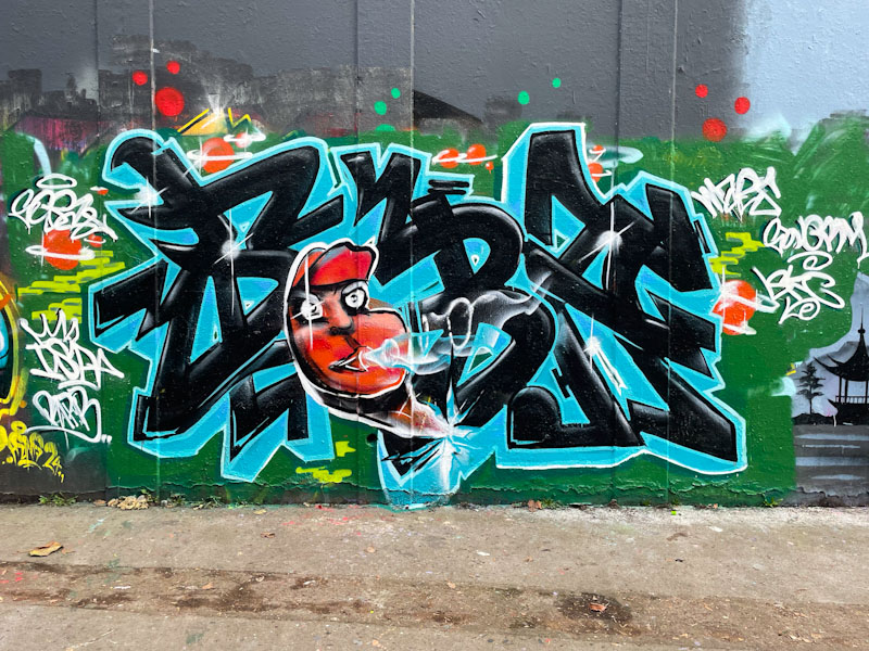 Klashwhensober, M32 roundabout, Bristol, March 2024