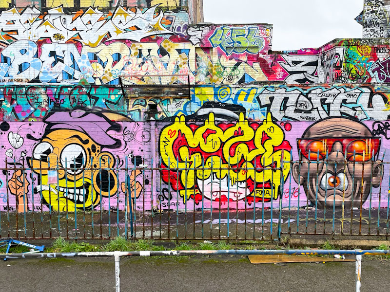 Chill, Face 1st and Zake, Dean Lane, Bristol, February 2024