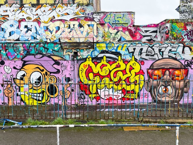 Chill, Face 1st and Zake, Dean Lane, Bristol, February 2024